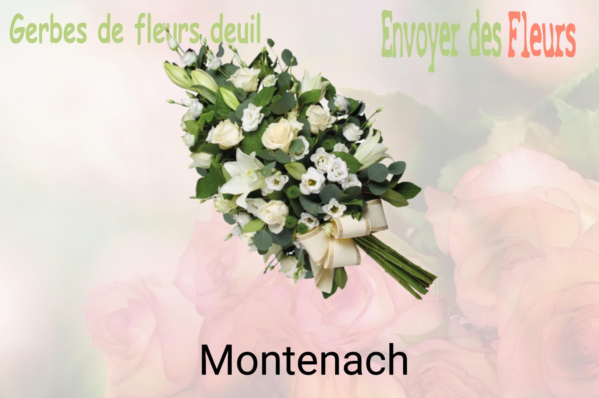 Gerbe de fleurs de deuil livrée à Montenach